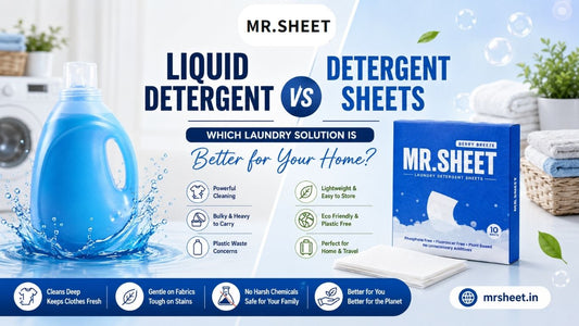 Liquid Detergent vs Detergent Sheets