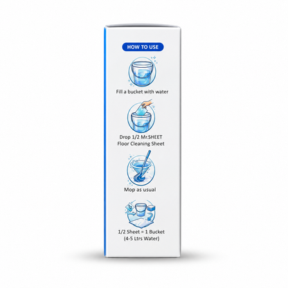 Floor Cleaning Sheets - Pack of 30